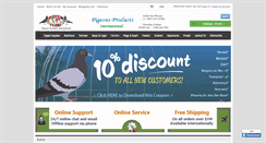 Desktop Screenshot of pigeonsproducts.com